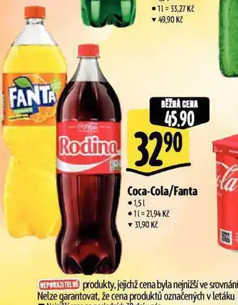 Albert Coca cola, fanta nabídka