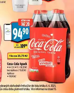 Albert Coca cola 4pack nabídka
