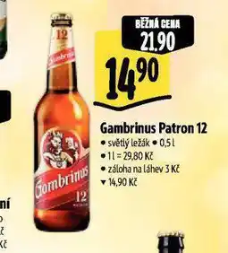 Albert Pivo gambrinus patron 12 nabídka