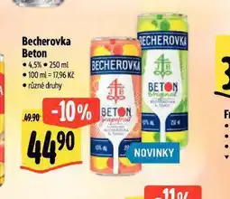Albert Becherovka beton nabídka