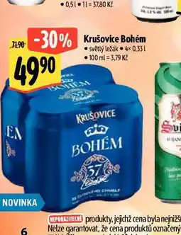 Albert Pivo krušovice bohém nabídka