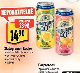 Albert Zlatopramen radler 0,0% nabídka