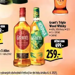 Albert Grant´s triple wood whisky nabídka