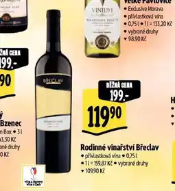 Albert Rodinné vinařství břeclav nabídka