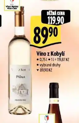 Albert Víno z kobylí nabídka