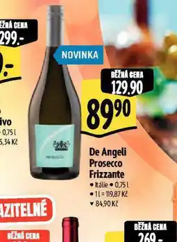 Albert De angeli prosecco frizzante nabídka