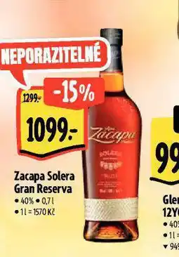 Albert Zacapa solera gran reserva nabídka