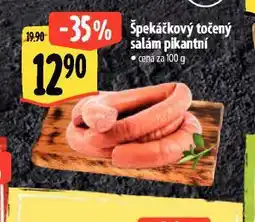 Albert Špekáčkový točený salám pikantní nabídka