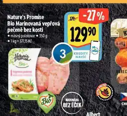 Albert Bio marinovaná vepřová pečeně bez kosti nabídka