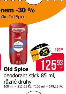 Teta Old Spice deodorant stick 85 ml, různé druhy nabídka