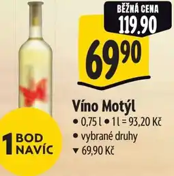Albert Víno Motýl nabídka