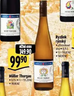 Albert Müller thurgau nabídka