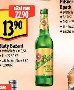 Albert Pivo zlatý bažant nabídka