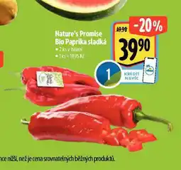 Albert Bio paprika sladká nabídka