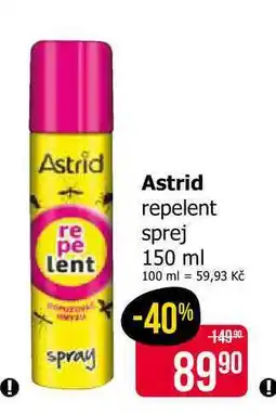Teta Astrid repelent sprej 150 ml nabídka