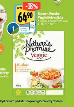 Albert Veggie hotová jídla nabídka