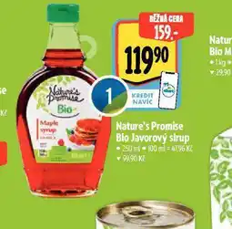 Albert Bio javorový sirup nabídka
