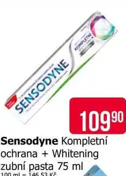 Teta Sensodyne Kompletní ochrana +Whitening zubní pasta 75 ml nabídka