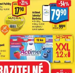 Albert Actimel jahoda / borůvka nabídka