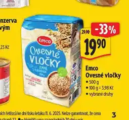 Albert Emco ovesné vločky nabídka
