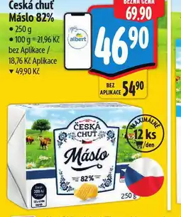Albert Česká chuť máslo 82% nabídka