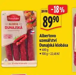 Albert Dunajská klobása nabídka