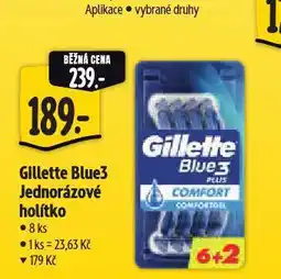 Albert Gillette b,llue3 jednorázová holítka nabídka