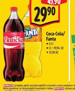 Albert Coca cola, fanta nabídka
