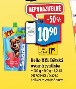 Albert Hello xxl ovocná přesnídávka nabídka