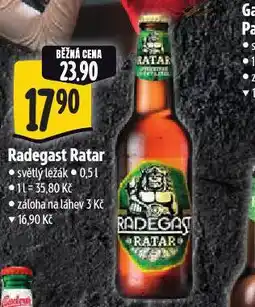 Albert Pivo radegast ratar nabídka