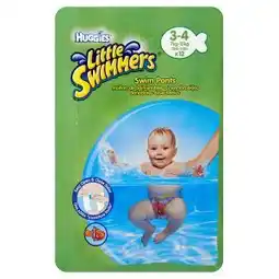 Teta Huggies Little Swimmers Natahovací plenky na plavání 3-4 7-15kg 12 ks nabídka