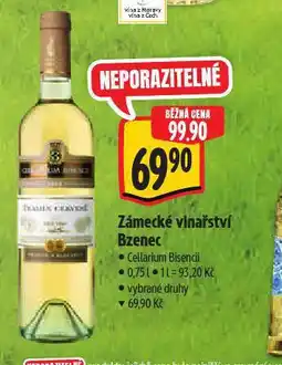 Albert Zámecké vinařství bzenec nabídka