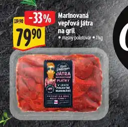 Albert Marinovaná vepřová játra na gril nabídka
