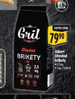 Albert Dřevěné brikety nabídka