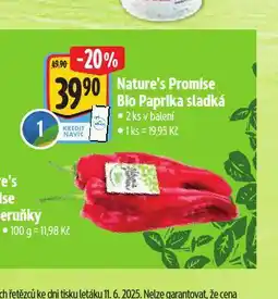 Albert Bio paprika sladká nabídka
