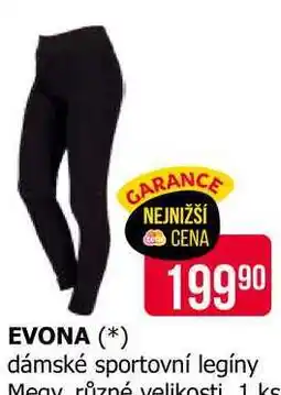 Teta EVONA dámské sportovní legíny Megy různé velikosti 1 ks nabídka