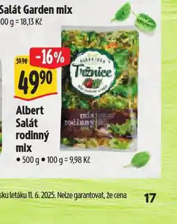 Albert Salát rodinný mix nabídka