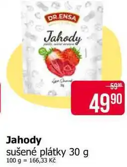 Teta Jahody sušené plátky 30 g nabídka