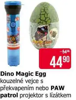Teta Dino Magic Egg kouzelné vejce překvapením nebo PAW patrol projektor s lízátkem nabídka