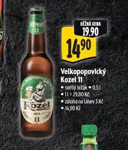 Albert Pivo velkopopovický kozel 11 nabídka