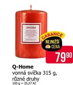 Teta Q-Home vonná svíčka 315 g, různé druhy nabídka