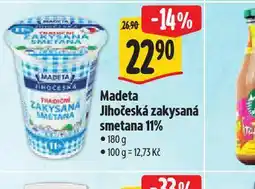 Albert Madeta jihočeská zakysaná smetana 11% nabídka