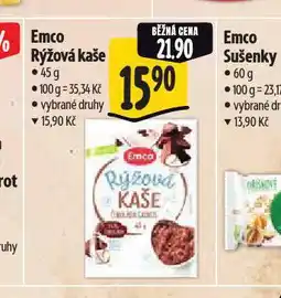 Albert Emco rýžová kaše nabídka