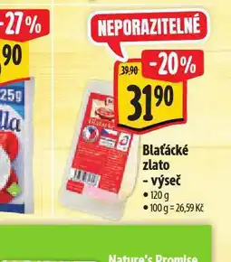 Albert Blaťácké zlato - výseč nabídka