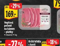 Albert Vepřová pečeně na kámen - plátky nabídka