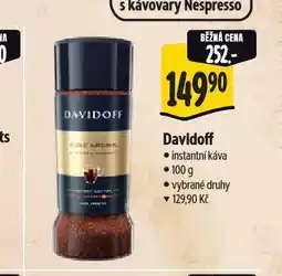 Albert Davidoff instantní káva nabídka