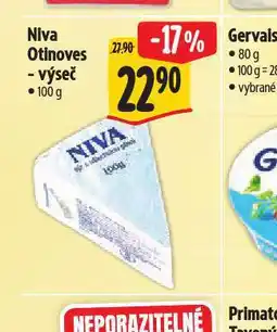 Albert Niva otinoves - výseč nabídka