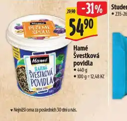 Albert Hamé švestková povidla nabídka
