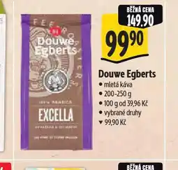 Albert Douwe egberts mletá káva nabídka