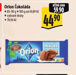 Albert Orion čokoláda nabídka